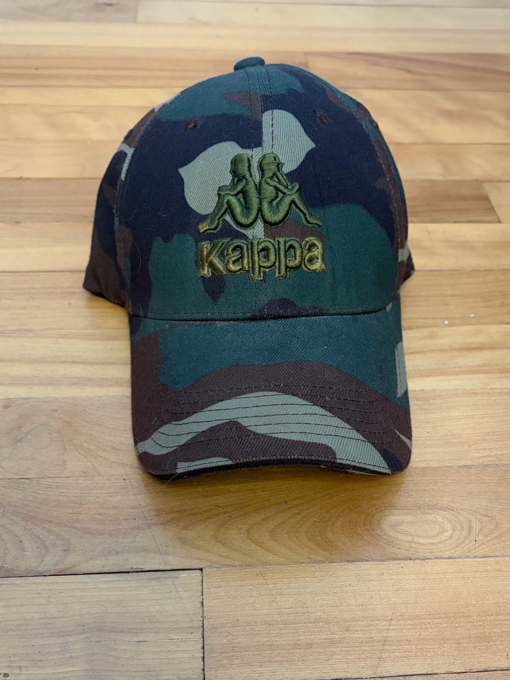 Kappa Camouflage Logo Cap - Green/Brown